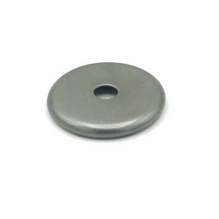 Support globe en verre fer brut arrondi diamètre 26mm x 4mm