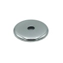 Support globe en verre chromé arrondi diamètre 26mm x 4mm