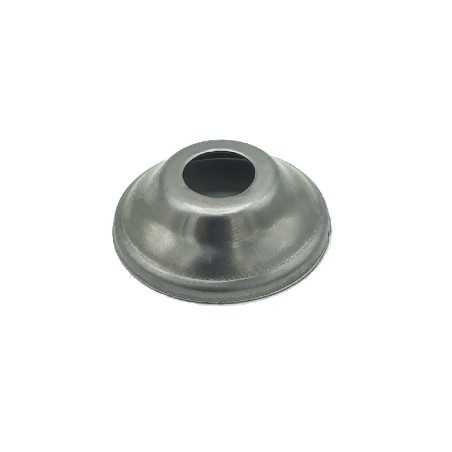 Couvercle porte globes conique en fer brut diamètre 30mm x 3mm