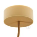 Support décoratif en silicone beige de 81 mm pour une sortie