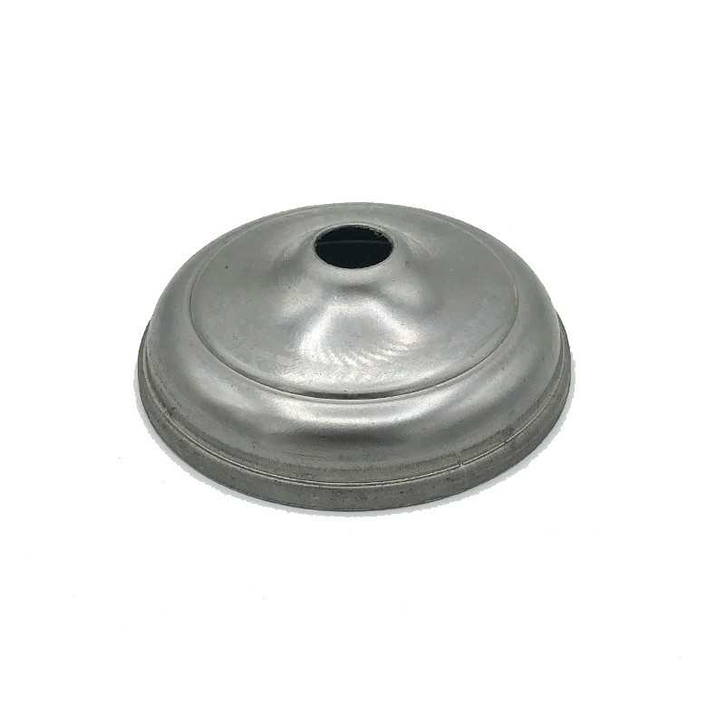 Couvercle décoré en fer brut 57mm x 3mm pour globes