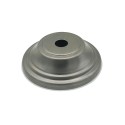 Couvercle conique décoré en fer brut 63mm x 3mm