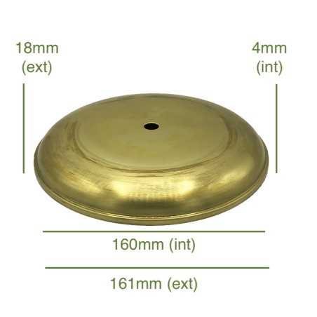 Porte-tulipes en laiton de 160mm diamètre x 4mm