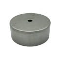Couvercle haut en fer brut  pour globes diamètre 88mm x 30mm