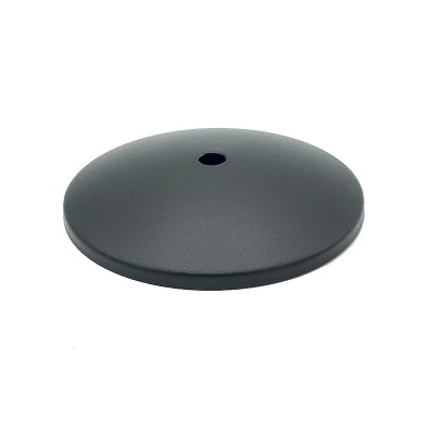 Couvercle en métal noire concave diamètre 105 mm x 5 mm