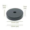 Porte-tulipes couleur noire de 51mm diamètre x 7mm