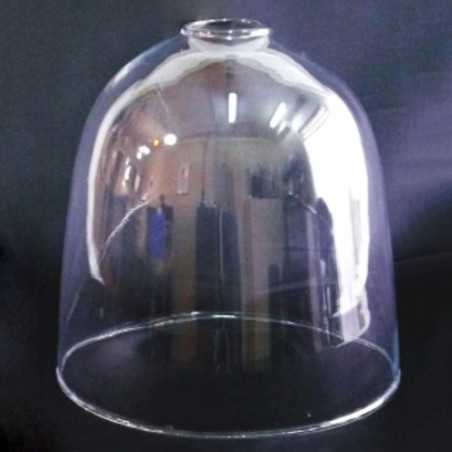 Cloche en cristal transparent de 225mm de hauteur x 210mm de diamètre