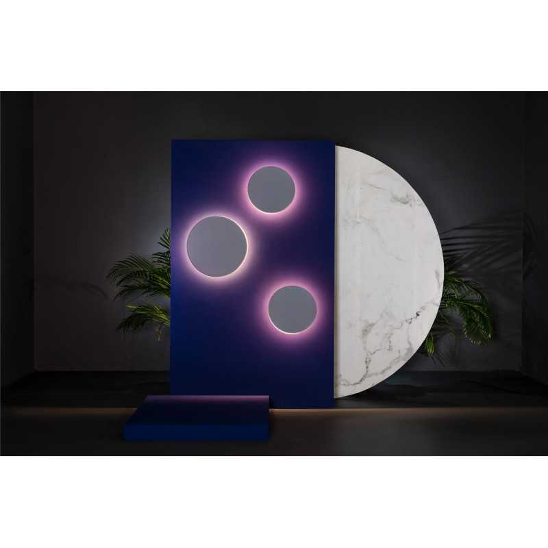 Lampe murale en aluminium LED intégrée gris BAREGES