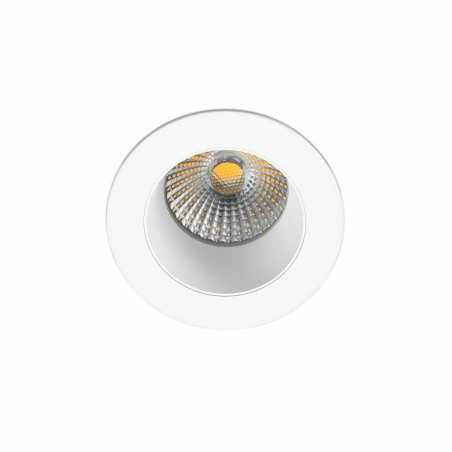 Lampe de plafond en aluminium LED intégrée blanc mat GUERNY