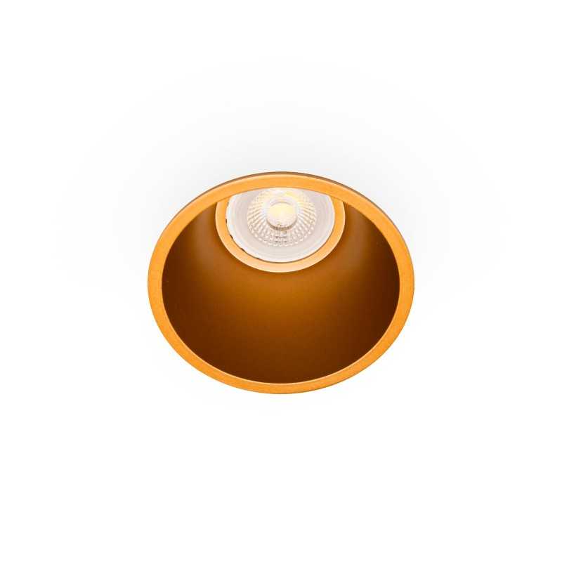Lampe de plafond en aluminium GU10 doré mat CERNANS