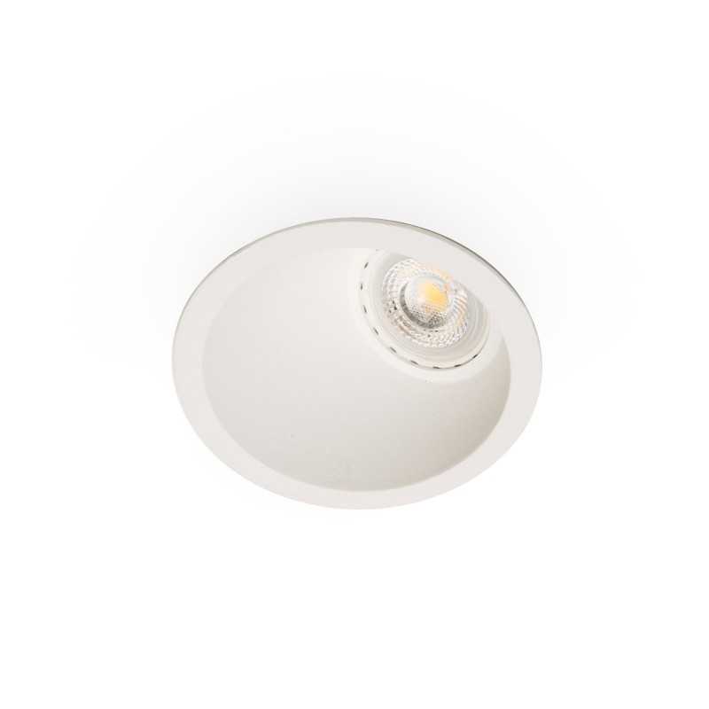 Lampe de plafond en aluminium GU10 blanc mat MOISON
