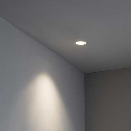 Lampe de plafond en aluminium GU10 blanc mat MOISON