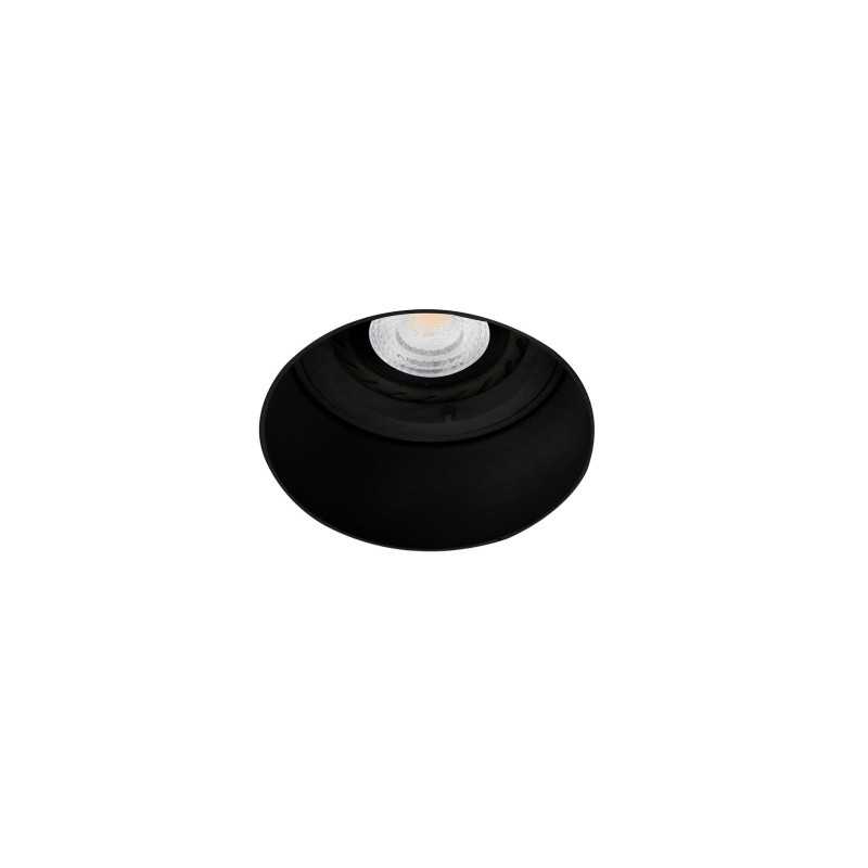 Lampe de plafond en aluminium GU10 noir mat FEUCHY