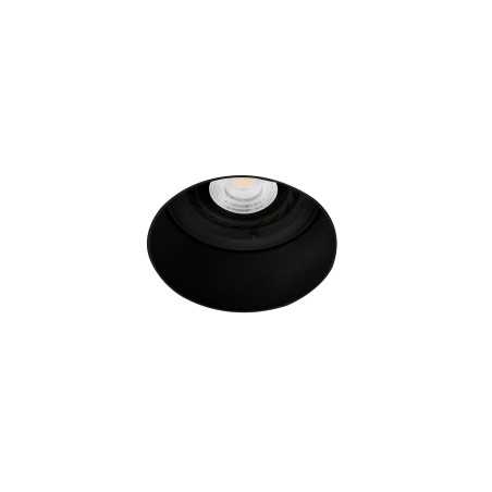 Lampe de plafond en aluminium GU10 noir mat FEUCHY