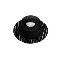 Lampe de plafond en aluminium GU10 noir mat FEUCHY