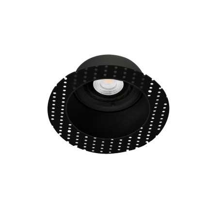 Lampe de plafond en aluminium GU10 noir mat FEUCHY