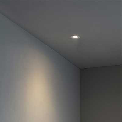 Lampe de plafond en acier GU10 blanc mat ARCENS