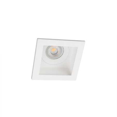 Lampe de plafond en acier GU10 blanc mat RULUDU