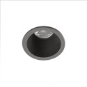 Lampe de plafond en aluminium LED intégrée noir mat LATILLE