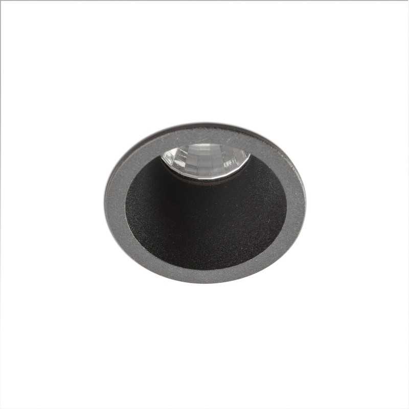 Lampe de plafond en aluminium LED intégrée noir mat LATILLE