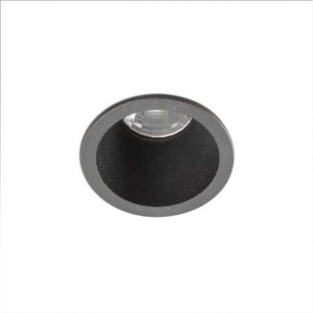 Lampe de plafond en aluminium LED intégrée noir mat LATILLE