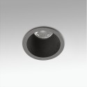 Lampe de plafond en aluminium LED intégrée noir mat LATILLE