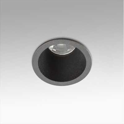 Lampe de plafond en aluminium LED intégrée noir mat LATILLE