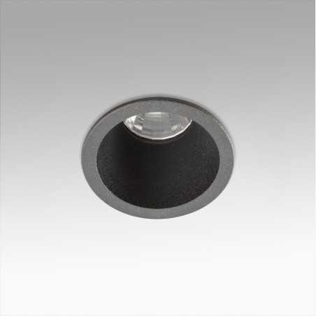 Lampe de plafond en aluminium LED intégrée noir mat LATILLE