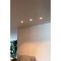 Lampe de plafond en aluminium LED intégrée blanc mat GOUYARD