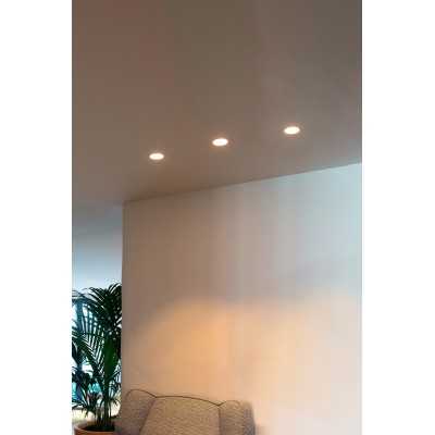 Lampe de plafond en aluminium LED intégrée blanc mat GOUYARD