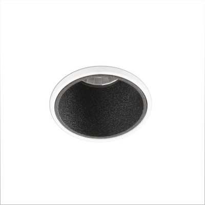 Lampe de plafond en aluminium LED intégrée noir mat GOUDOU
