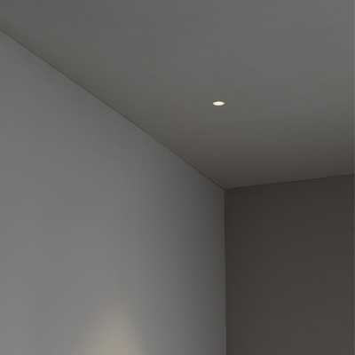 Lampe de plafond en aluminium LED intégrée noir mat GOUDOU