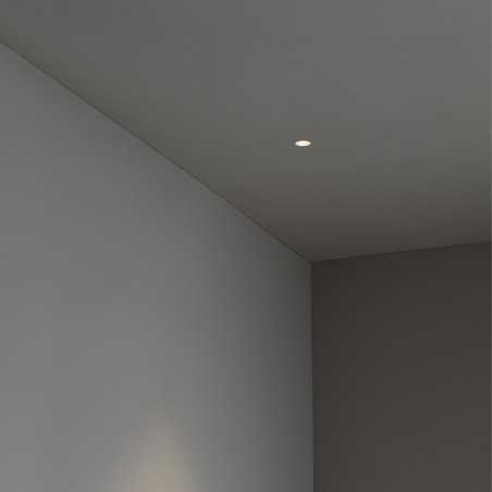 Lampe de plafond en aluminium LED intégrée noir mat GOUDOU