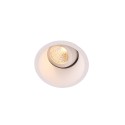 Lampe de plafond en aluminium LED intégrée blanc mat HAMARS