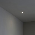 Lampe de plafond en aluminium LED intégrée blanc mat HAMARS