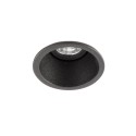 Lampe de plafond en aluminium LED intégrée noir mat ANSOST