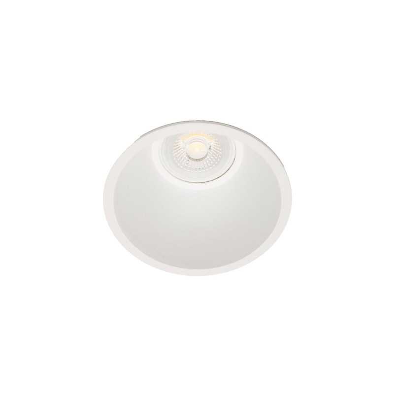 Lampe de plafond en aluminium GU10 blanc mat SAMURAN