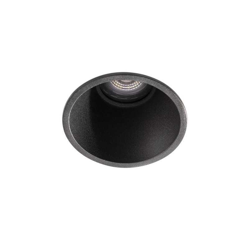 Lampe de plafond en aluminium GU10 noir mat SAVOIE