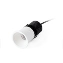 Lampe de plafond en aluminium LED intégrée blanc mat MAIZERY