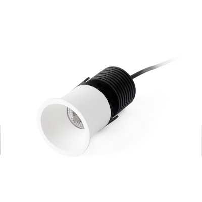 Lampe de plafond en aluminium LED intégrée blanc mat MAIZERY