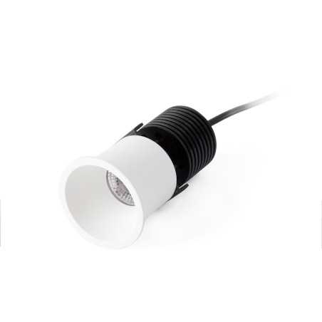Lampe de plafond en aluminium LED intégrée blanc mat MAIZERY