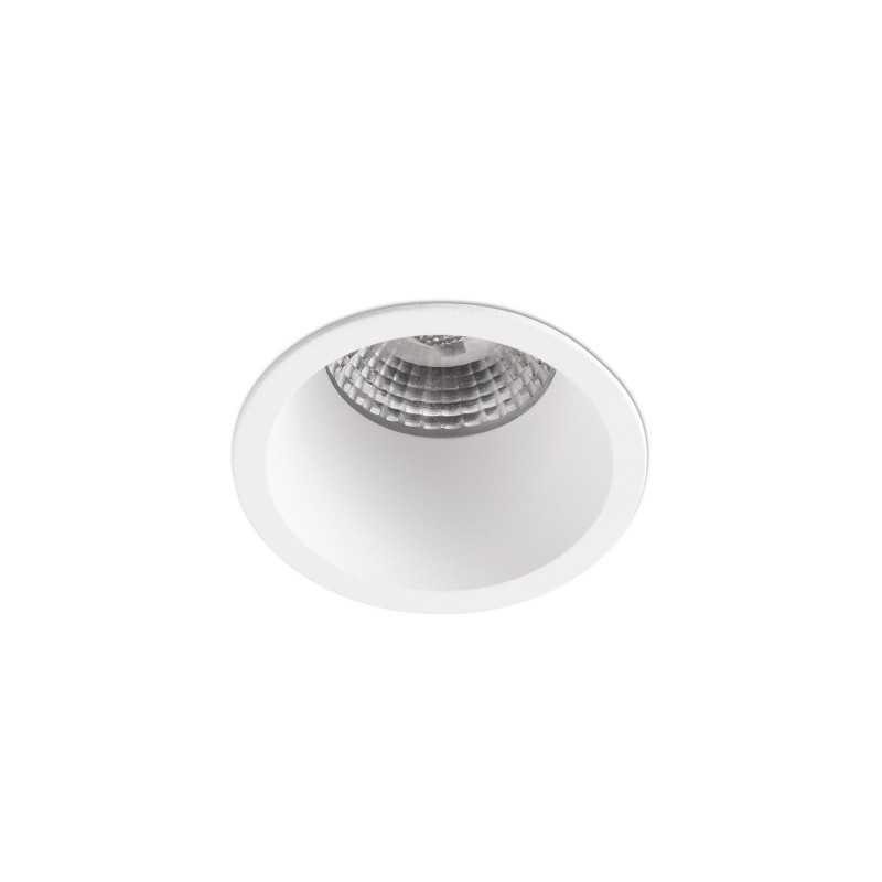 Lampe de plafond en aluminium LED intégrée blanc mat HERRET