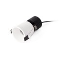 Lampe de plafond en aluminium LED intégrée blanc mat HERRET