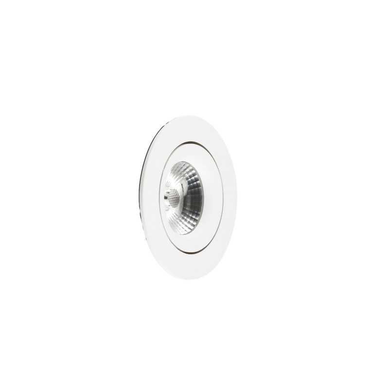 Lampe de plafond en aluminium LED intégrée blanc TREDIAS