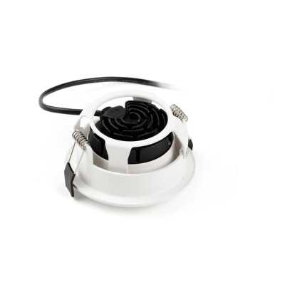 Lampe de plafond en aluminium LED intégrée blanc TREDIAS