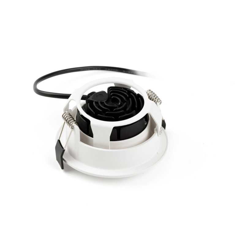 Lampe de plafond en aluminium LED intégrée blanc TREDIAS