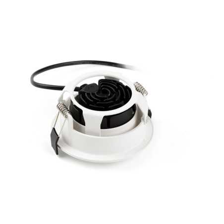Lampe de plafond en aluminium LED intégrée blanc TREDIAS