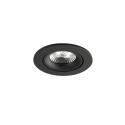 Lampe de plafond en aluminium LED intégrée noir LALINDE