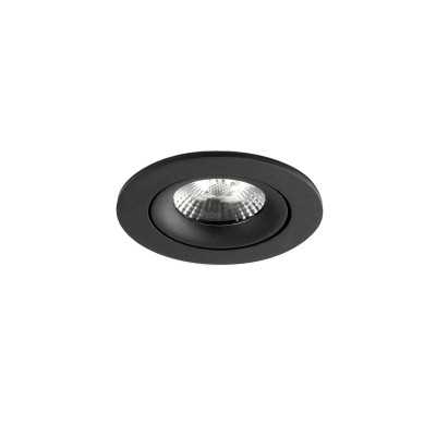 Lampe de plafond en aluminium LED intégrée noir LALINDE