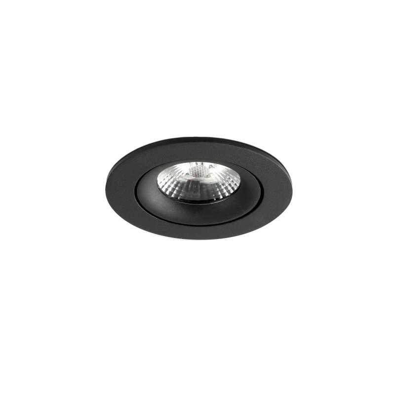 Lampe de plafond en aluminium LED intégrée noir LALINDE
